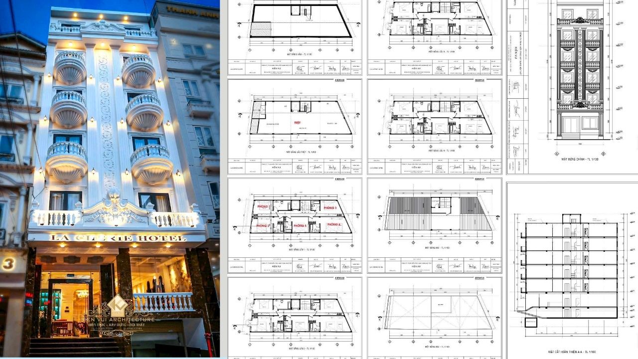 Bàn Giao Khách Sạn La Cherie Đà Lạt –  Công Trình Tân Cổ Điển Do Công Ty Xây Dựng Kiến Vui Thi Công Trọn Gói