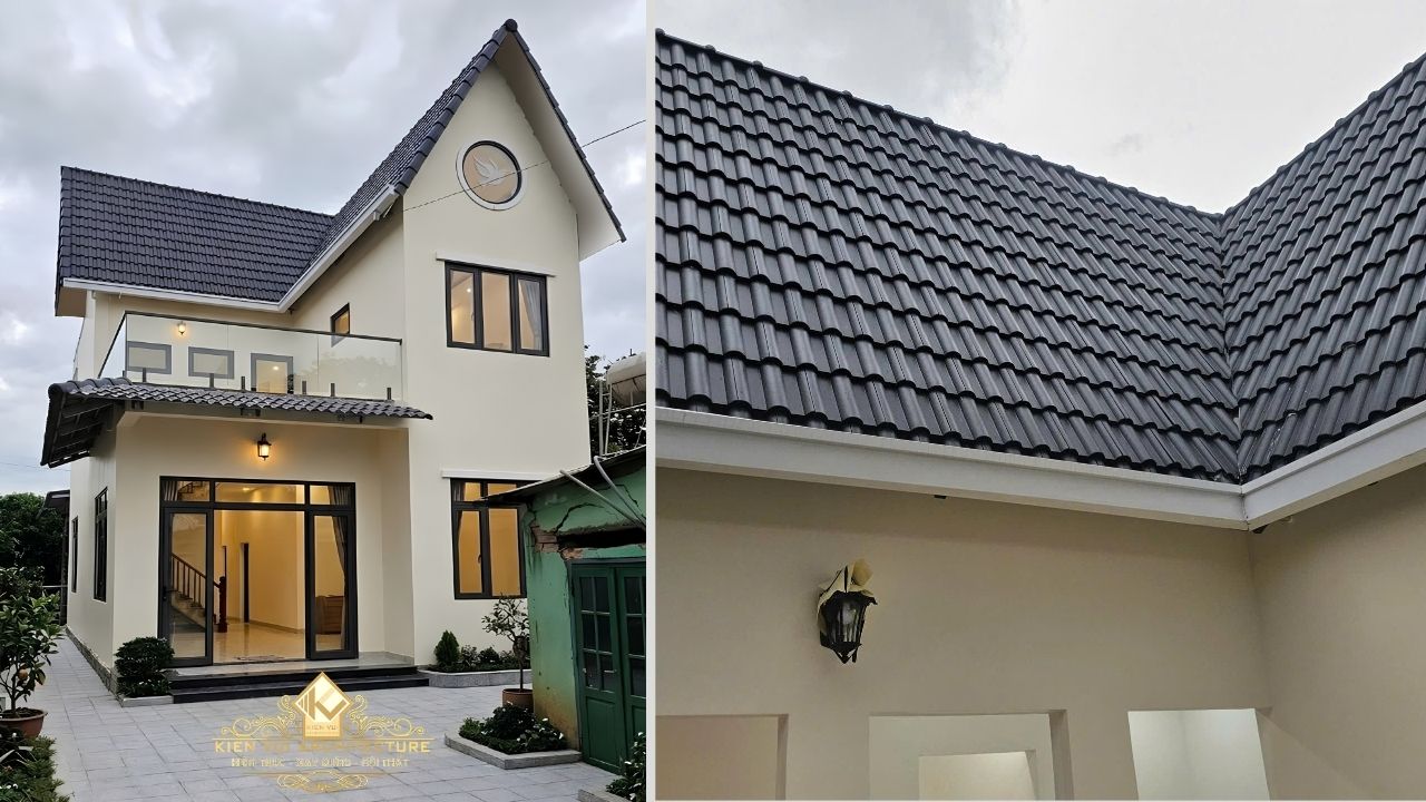 Dự án xây nhà trọn gói 2 tầng mái Thái Kiến Vui