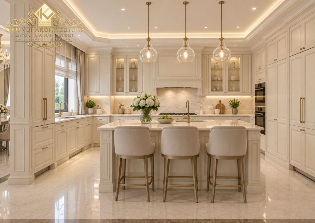 Bếp hiện đại chữ L